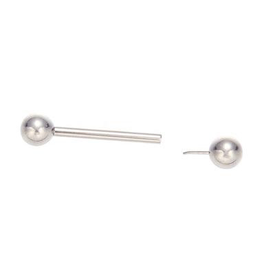 China FASHIONABLE ASTM F136 Threadless Titanium Tongue Barbell Titanium Barbell for sale