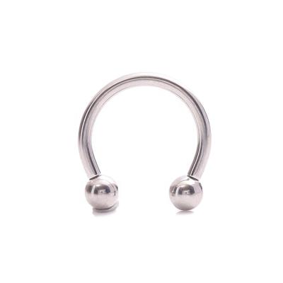 China FASHIONABLE 14Gauge ASTM F136 Titanium Internally Threaded Circular Barbell Perforation for sale