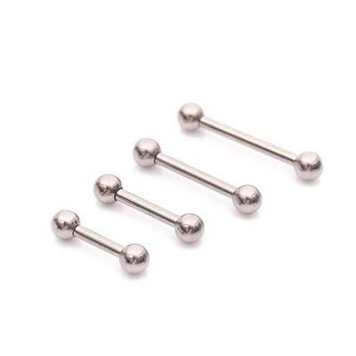 China FASHIONABLE ASTM F136 Implant Grade Titanium Internally Threaded Barbell 16G Micro Perforation Titanium for sale