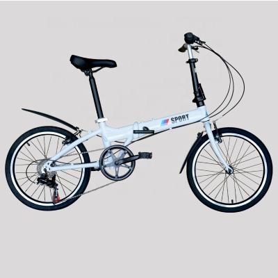 China L-woood7 inch foldable kosda 20 speed aluminum alloy bike aluminum alloy road folding adult portable bike for sale