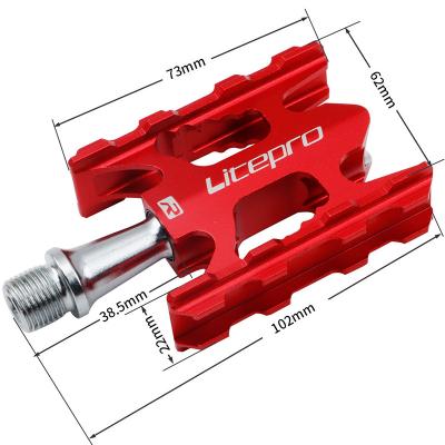 China Strong Strength MTB Mountain Bike Pedal Road Folding Litepro Ultralight Climbing Bicycle Supporting Pedal for sale