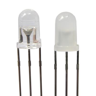 China INGAN 330RG5C-CC 3mm 0.06W LED Bicolor Red Green Diode for sale