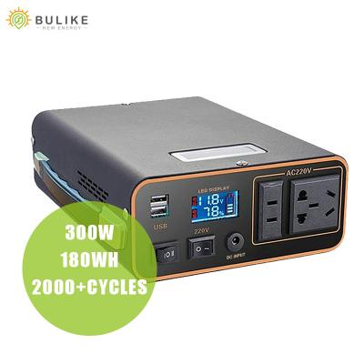 China Type C Outdoor Portable Power Station 300w 220v 1.7 Hours Lifepo4 Full Solar Generator Sets for sale