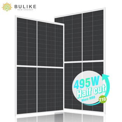 China High Efficiency Mono Solar Panel 490w 495w G12 Solar Panel Mono Solar Power System MBB 100 Cell for sale