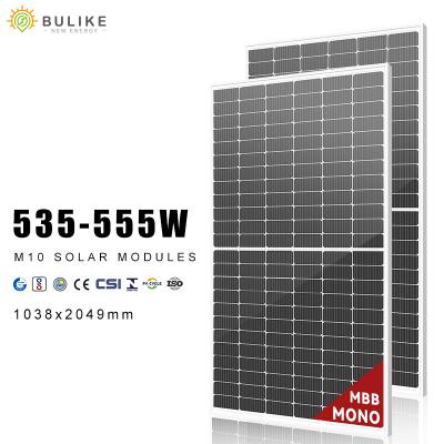 China Hot Sale 535W 540W 545W 550W 555W 182MM Mono Solar Series M10 Solar Modules Wholesale Solar Panel 182*91mm for sale