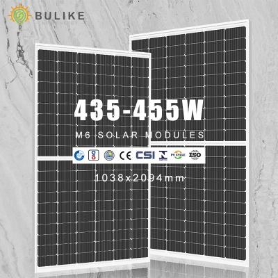 China Wholesale 435W 440W 445W 450W 455W Factory Price High Efficiency Solar Panel Half Mono Mono Cell M6 Solar Panel for sale