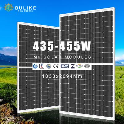 China Manufacturers 435W 440W 445W 450W 455W M6 mono monocrystalline solar panel high efficiency best solar panel for sale