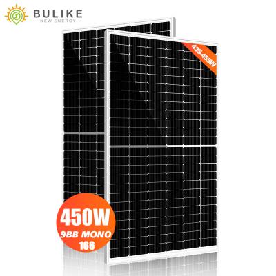 China High Efficiency Mono Solar Panel 435w 440w 445w 450w 455w Solar Panel Production Line Wholesale M6 PERC Mono Solar Energy Panel for sale