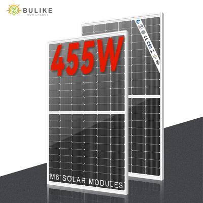 China High Efficiency Mono Solar Panel 455w Turkey Sun 144 Mono Cut M6 Efficient Cells Mono Panel Solar Energy Charging Modules for sale