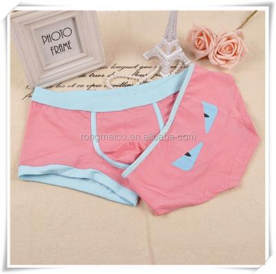 China Antibacterial Lovers Underwear Boxer &panties Couple for sale