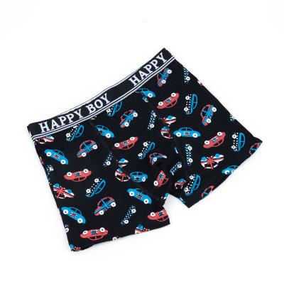 China Factory Store Breathable Printing Boy 95% Cotton Boxer Comfortable Breathable Briefs for sale