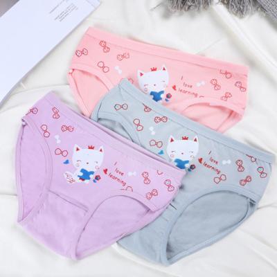 China Factory Direct Wholesale Cotton Children Kid Girl Breathable Pure Underwear for sale