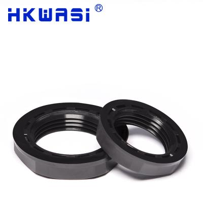 China Water Treatment Large Running Hex Rack Nylon Cable Gland Locknut for sale