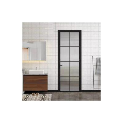 China Wholesale Price New Design Minimalist Alloy Large Flush Double Doors To Living Room Patio Aluminum Glass Sliding Door for sale