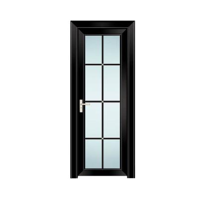 China Best price minimalist china manufacture double flush doors to living room patio high quality folding exterior aluminum glass door for sale