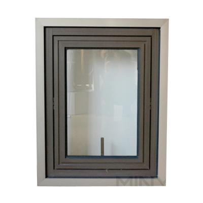 China The finest minimalist price factory supply directly single with screen glazed frame aluminum casement window double hung windows for sale