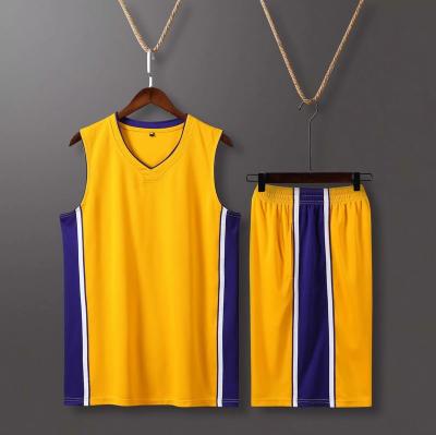 China Wholesale Popular Street Basketball White Clothing Tank Tops Uniforms Breathable Custom Design Set for sale