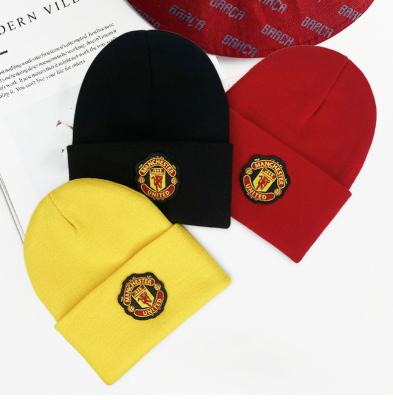 China 2021 COMMON GROUND Football Club Soccer Gift Items Custom Knit Hat Team Soccer Embroidery for Football Fan for sale