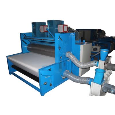 China 1.5m Nonwoven Fiber Cotton Carding Machine Double Doffer Capacity 60m/Min for sale