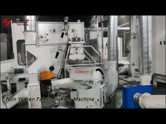 Automatic Non Woven Fabric Making Machine High Capacity For Car Interior