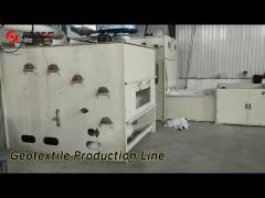 PP Geotextile Production Line Sewing Needle Punch 400kg/h Full Automatic