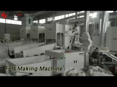 Recycled Fiber Felt Making Machine Nonwoven Fabric With Embossing Pattern