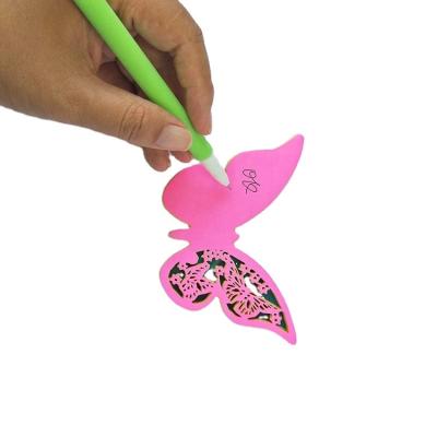 China Self-Adhesive New Design Butterfly Shaped Self-adhesive Sticky Note for sale