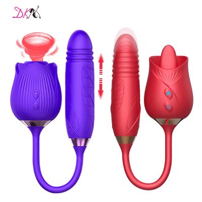 China Nipple Licking Tongue Sucking New Silicone Vibrator Pink Vibrator Purple Clitoral Sucking Nipple Licking Vibration Vibrador Sexual Adult Sex Toys Vibrator For Women for sale