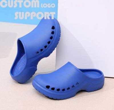 China 2021 New Arrival Unisex Eva Uniform Custom Logo Clogs Hospital Nursing Shoes Nurse Clogs Shoes for sale