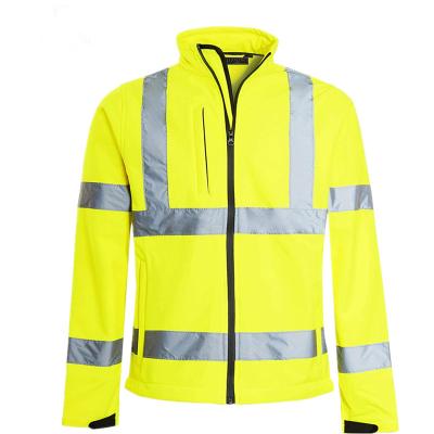 China Safety Breathable Reflective Anorak Winter Soft Shell Jacket for sale