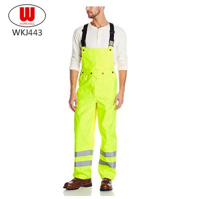 China High Visibility Water Proof Workers Bib Overall Loops for sale