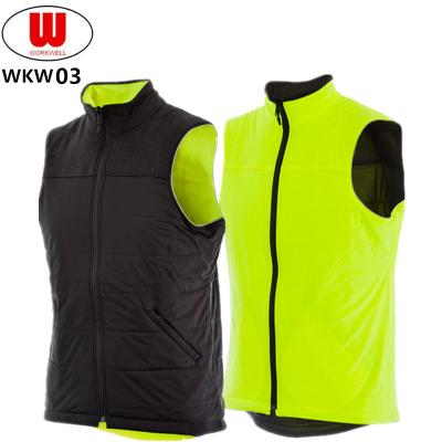 China Anti-Wrinkle Hi Force Reflective Safety Warm Fleece Anti Pilling Vests / Vest for sale