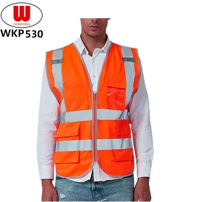 China CLASS ANSI Safety Reflective Vests With Multi Pocket for sale