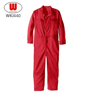 China Red triple-pepellence coverall workwear construction for sale