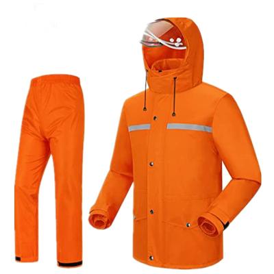 China Waterproof High Visibility Water Proof Motorcycle Rain Coat for sale