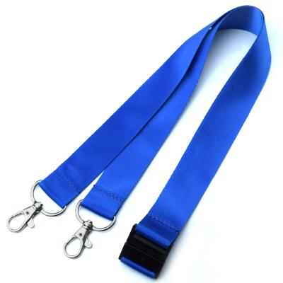 China Safty Health Care Institutes 100% Polyester School Show ID Holder Cut Easy Loose Lanyards for sale