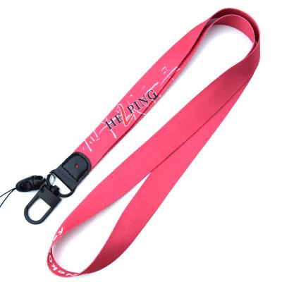 China Health Care Institutes Factory Wholesale Polyester Cell Phone Pouch Neck Band Handmade Wrist Lanyard for sale