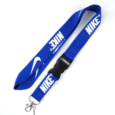 China Gift Giving Quality Guaranteed Polyester Lanyard With Plastic Separator Clasp for sale