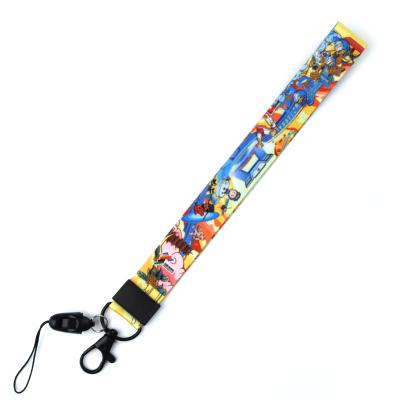 China Dacron polyester fiber customized creative detachable key lanyard anti-lose wrist rope for sale