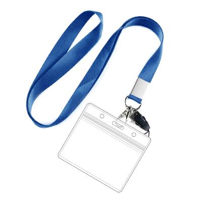 China High Quality Card Holder Student ID Card Holder Transparent Waterproof Universal Lanyard for sale