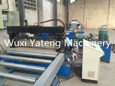 China Gcr15 Material Cable Tray Roll Forming Machine With Conveyor Feeding 75mm Shaft Diameter for sale