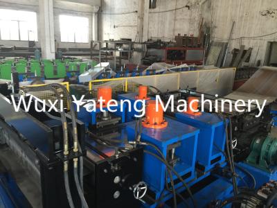 China 22KW Main Motor Cable Tray Roll Forming Machine PLC Control Hydraulic Cuting And Punching for sale