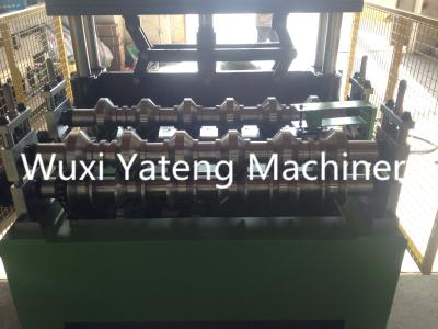 China Trapezoid Roofing Sheet Bending Machine , Two Stands Feeding Rollers Precision Metal Roofing Roll Former Machine for sale