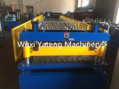 China Hydraulic De - Coiler Roofing Sheet Roll Forming Machine H-Beam Base Frame for sale