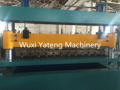 China Auto Hydraulic Cut to Length Corrugated Roll Forming Machine OMRON Encoder for sale