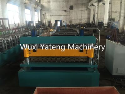 China 3KW Glazed Tile Roll Forming Machine , Industrial Corrugated Roofing Sheet Forming Machine for sale