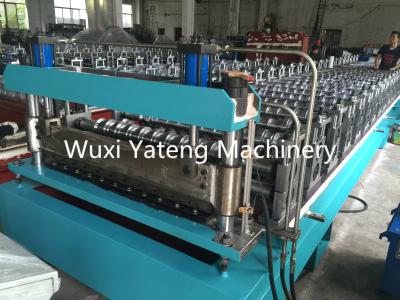 China Fully Automatic Galvanized Steel Corrugated Roll Forming Machine 8 - 15m / Min Working Speed for sale