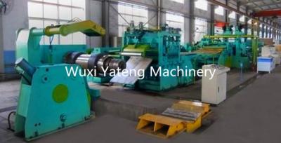 Chine Acier de redressage automatique à grande vitesse fendant des lignes avec la coupe hydraulique à vendre