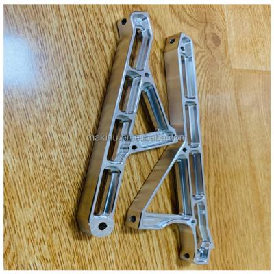 China Industrial High Demand Custom 7075 Aluminum Machining Billet Racing Swing Arm Part for sale