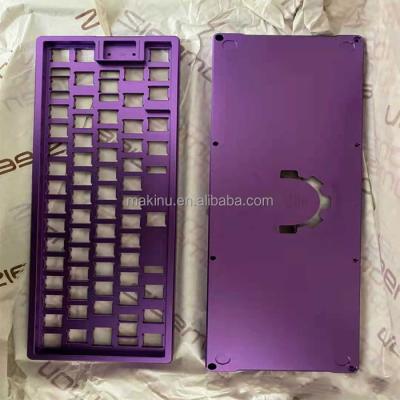 China Industrial CNC Machining Aluminum Gaming Keyboard Case Mechanical Keyboard Case for sale